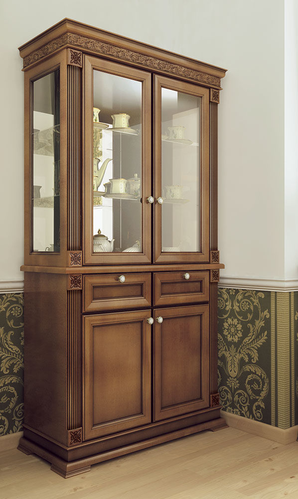 14 - STORAGE COMBINATION 1 WITH GLASS DOORS