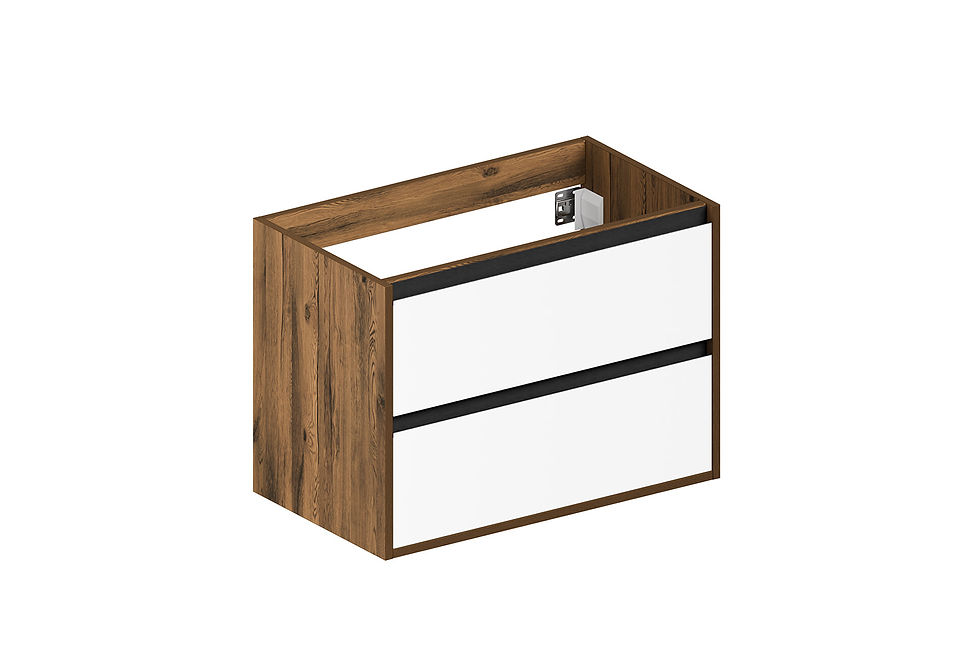 1 - PARMA 60 (70, 80, 90, 100). WALL-MOUNTED VANITY