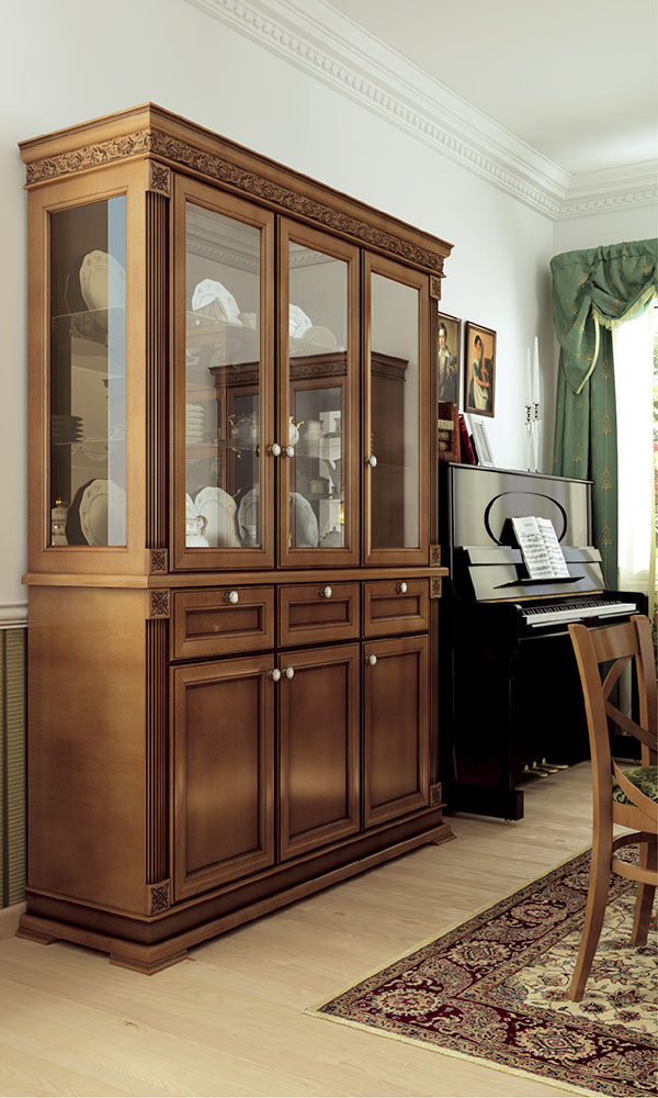 15 - STORAGE COMBINATION 2 WITH GLASS DOORS