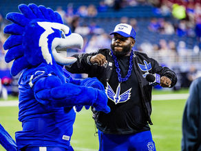 Sean 'Scooda' Thomas Lights Up St. Louis as the New Battlehawks In-Game Host