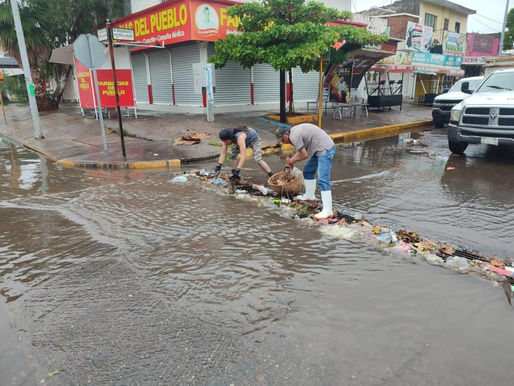 Recoge Servicios Públicos 34 toneladas de basura después de la lluvia.