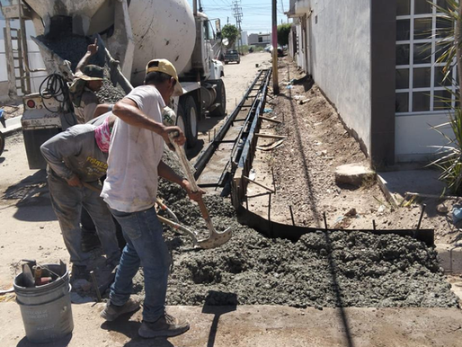COMUN atiende rezagos en bacheo, rehabilitación de banquetas y pintura para agilizar la movilidad
