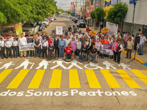 Promueven cultura de respeto vial para cuidar a los peatones