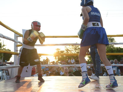 Gobierno de El Fuerte invita a función de Box en la Cabecera Municipal.
