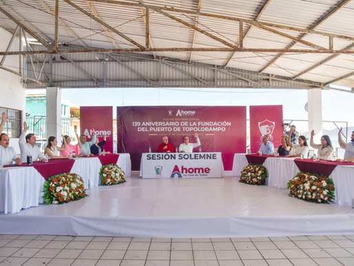 Conmemoran 139 aniversario de Topolobampo con Sesión Solemne de Cabildo y traslado de Poderes Municipales