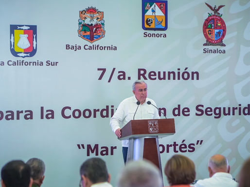 Destaca Rocha coordinación efectiva en seguridad con los gobernadores del Mar de Cortés