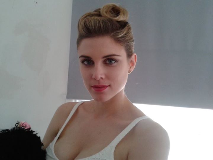 Hair up & Ashley James
