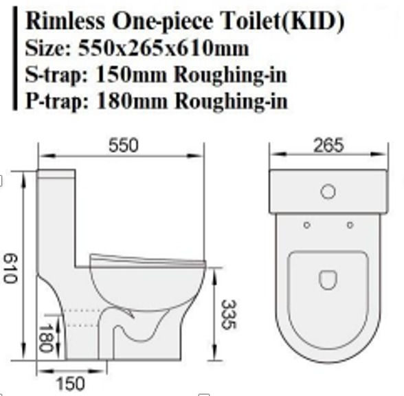 Thumbnail: R747 Child One Piece Toilet