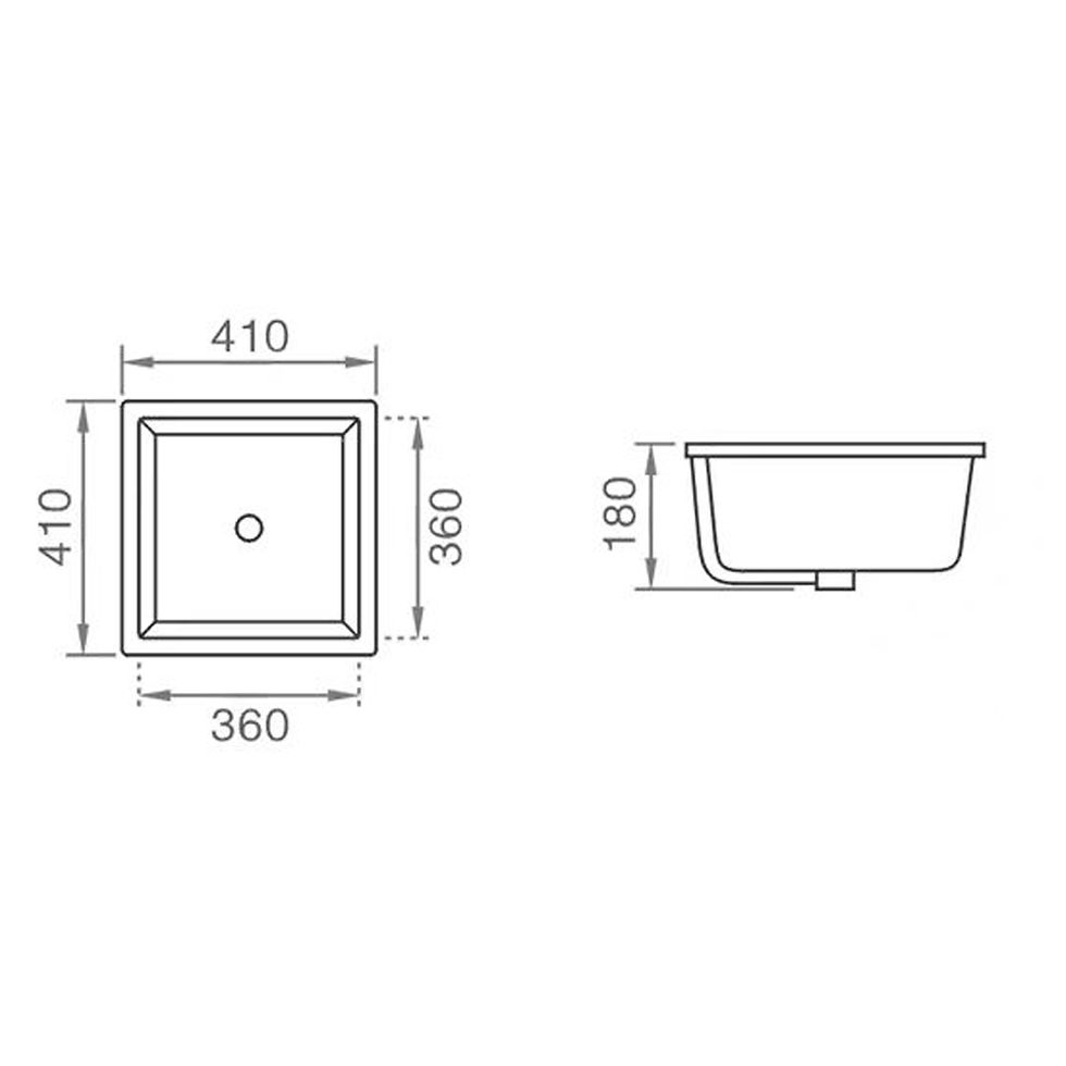 Thumbnail: BT051 Drop-In Counter Top Basin
