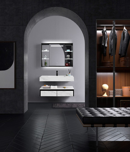 RLD-6661 Sintered Stone Cabinet | RICHFORD