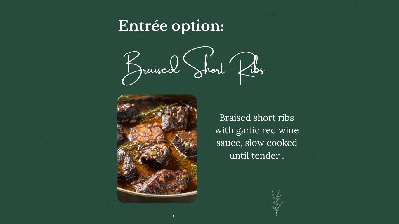 Braised Short Rib Dinner