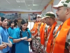 ITBP के जवानों को बांधा रक्षासूत्र, देशरक्षा का लिया संकल्प