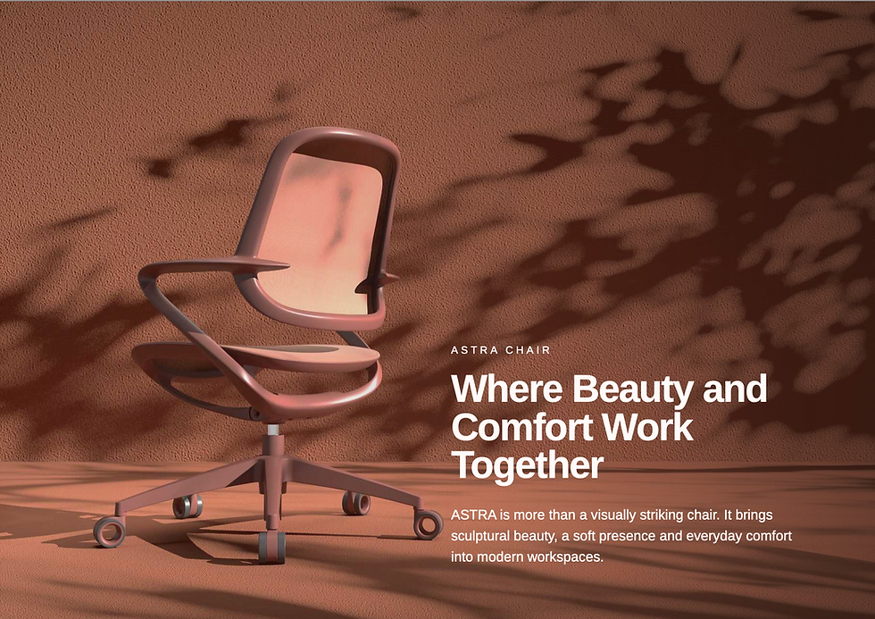 ASTRA Ergonomic Office Chair: Where Minimalist Design Meets Everyday Comfort