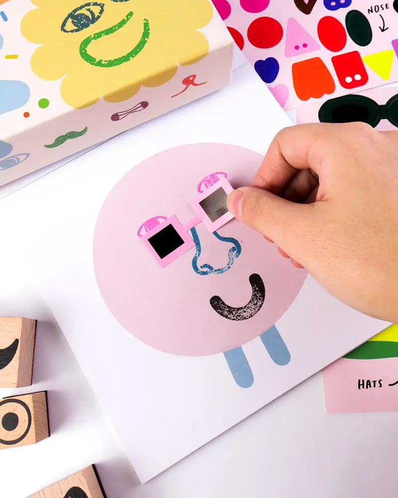 Thumbnail: Stamp Kit - Cool Faces