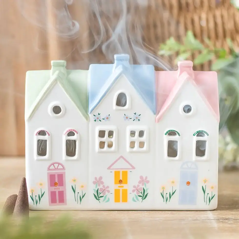 Thumbnail: Pastel House Tealight Holder