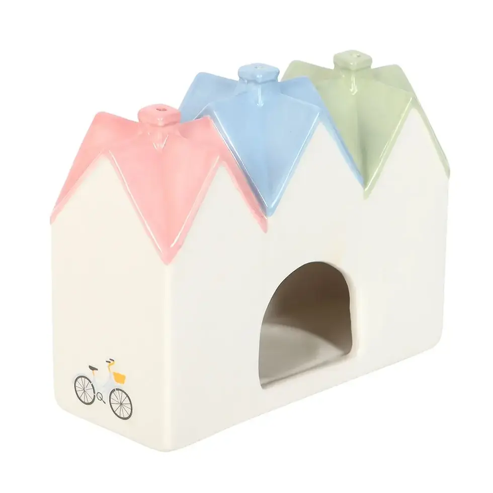 Thumbnail: Pastel House Tealight Holder