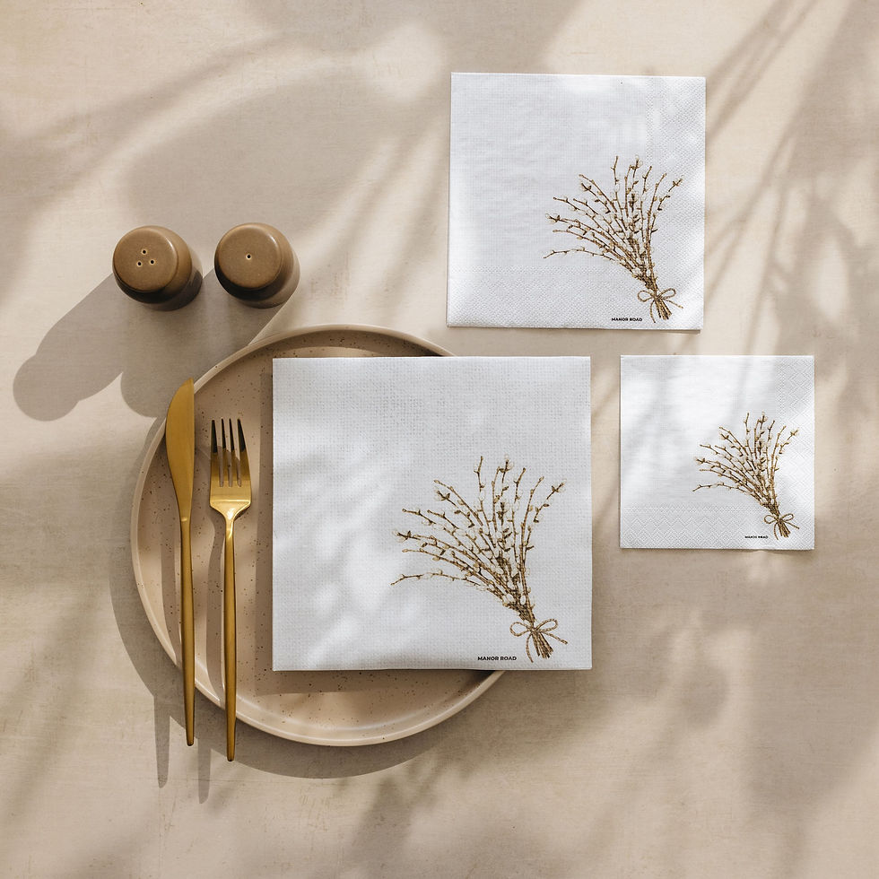 Thumbnail: Manor Road Willow Napkins - Luncheon