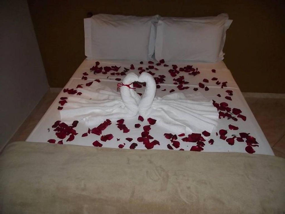 Cama decoração romântica