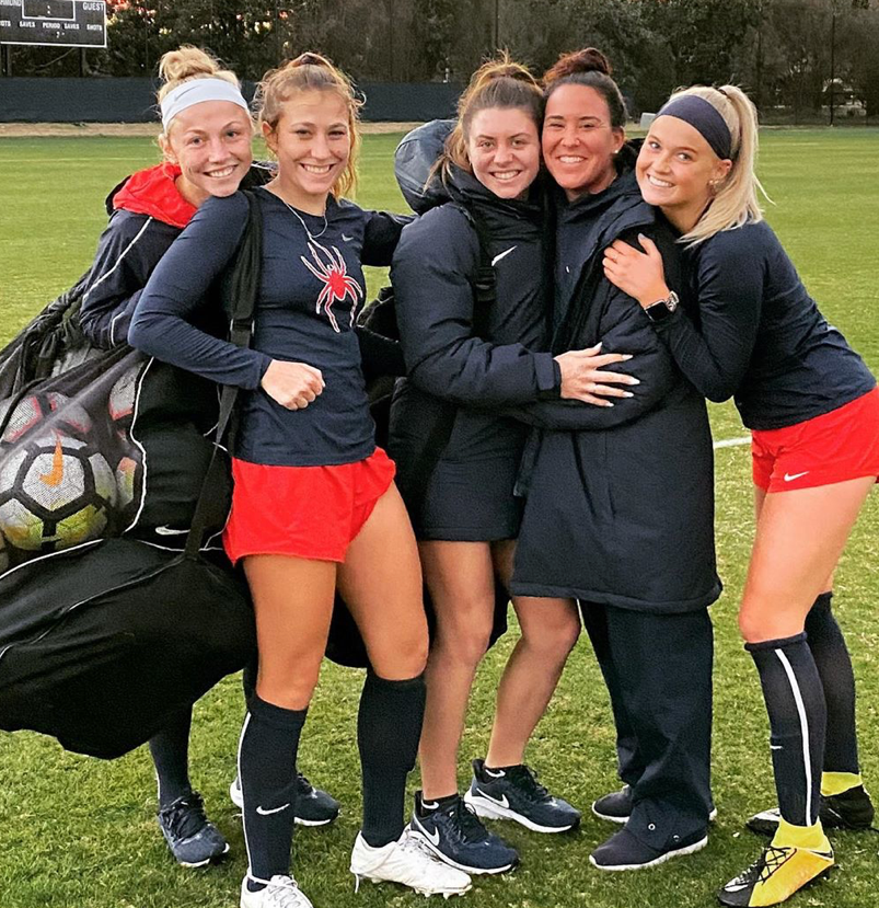 Pacapelli coaching at The University of Richmond