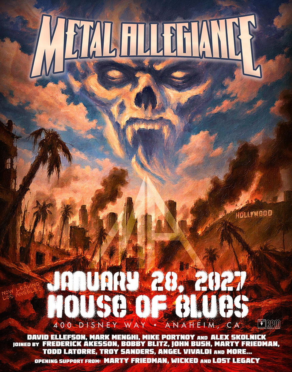 METAL ALLEGIANCE Announce Headline Show at House Of Blues on January 28, 2027, With Support From MARTY FRIEDMAN