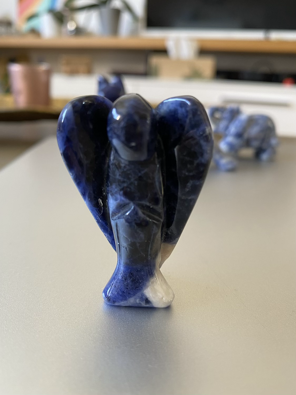 Thumbnail: Figurine en sodalite 