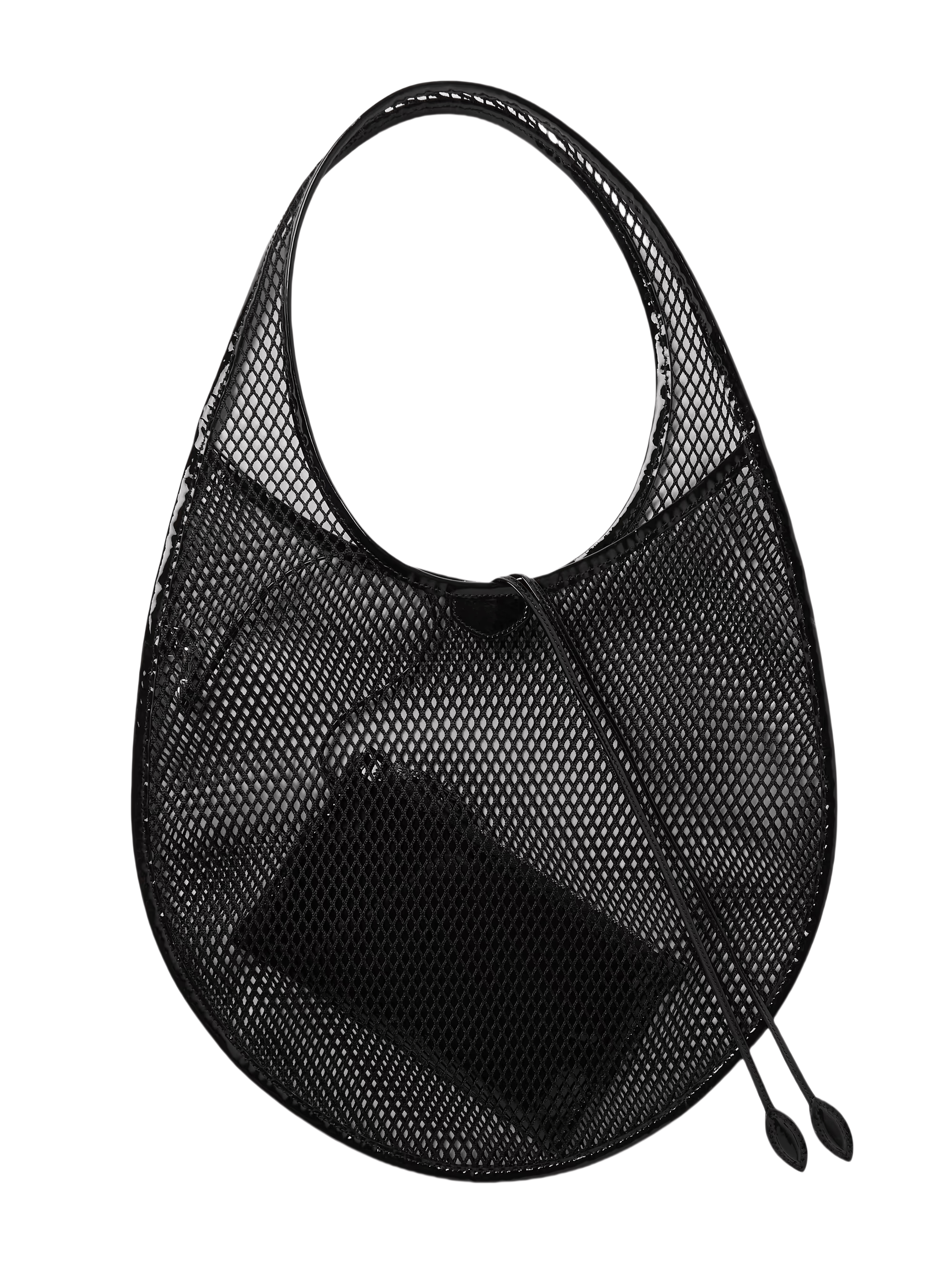 Premium knit/leather bag