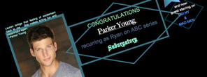 Parker Young books Suburgatory!