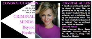 Another booking for Criminal Minds!
