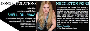 When Nicole books, we know SHELL do a great job on set!