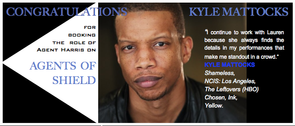 Kyle Mattocks on "Agents of Shield"!