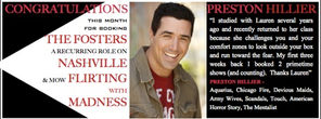 WOW! PRESTON HILLIER books 3 shows to finish out the year strong!