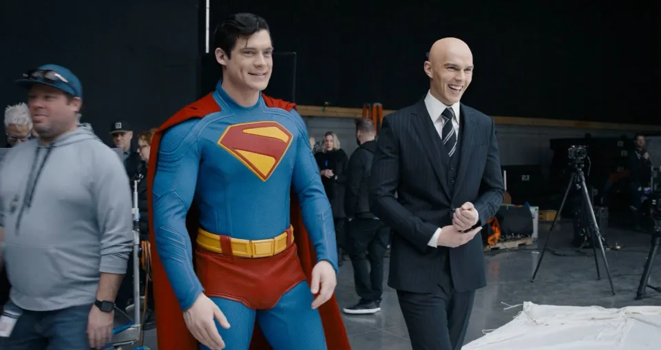 David Corenswet/Superman avec Nicholas Hoult/Lex Luthor