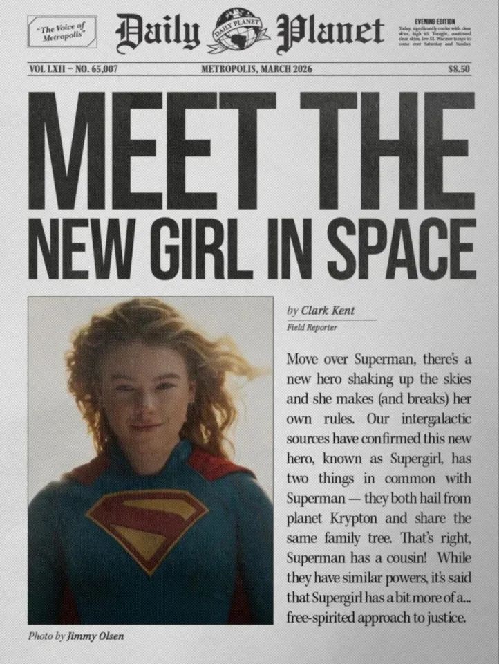 Le Daily Planet parle de Supergirl