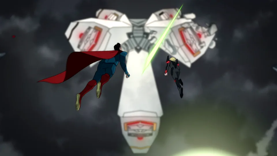 Superman avec Supergirl
