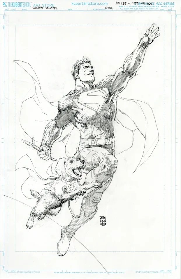 Jim Lee pour Superman Unlimited #1