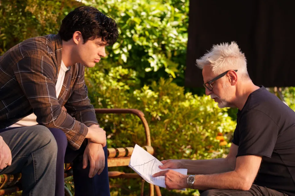James Gunn avec David Corenswet