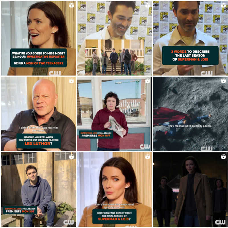 Le compte Instagram de la série