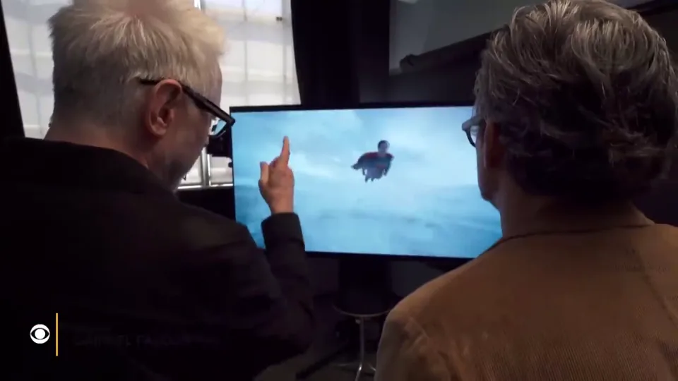 James Gunn en salle de montage