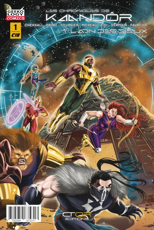 Couverture des Chroniques de Kaandôr - Tome 1 : L'ADN des dieux