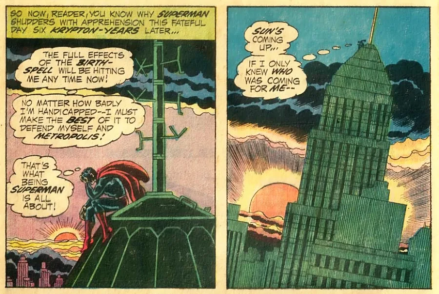 Superman #249 : la tristesse