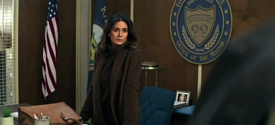 La maire Lang face à Lex Luthor