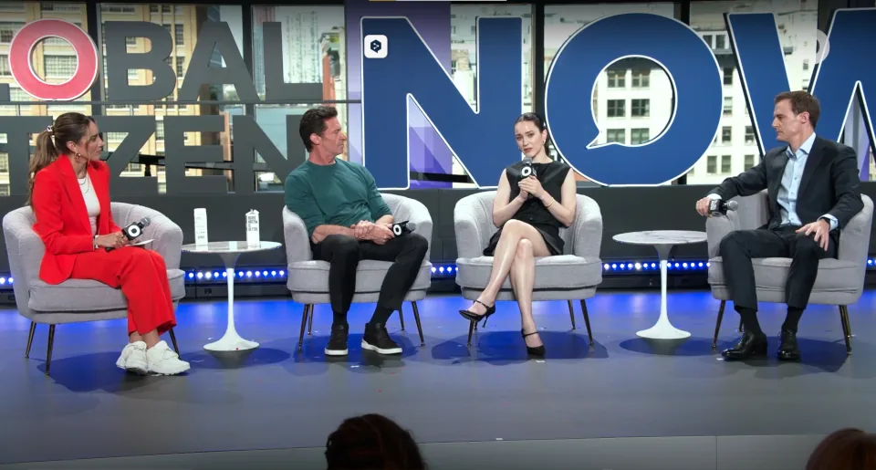 Rachel Brosnahan lors du Global Citizen Now Summit 2025