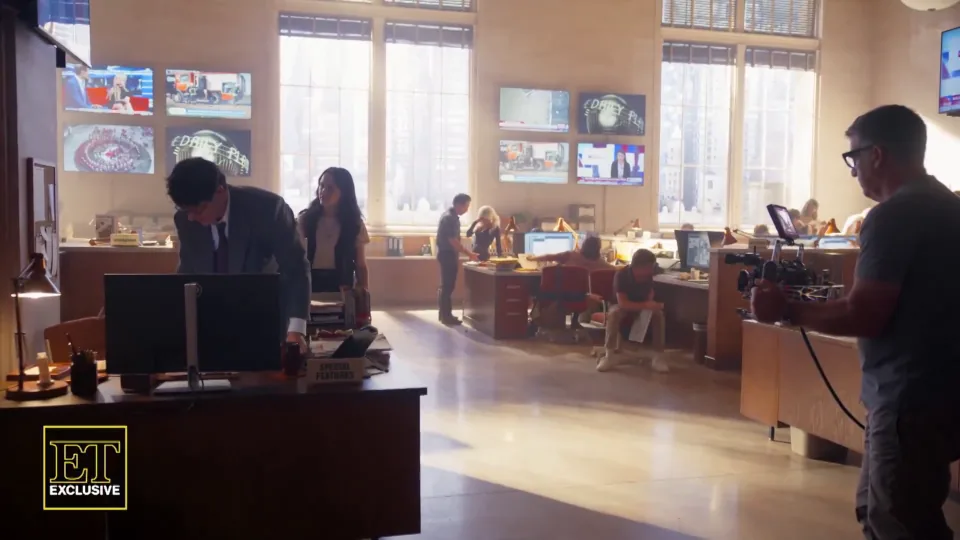 Lois Lane et Clark au Daily Planet