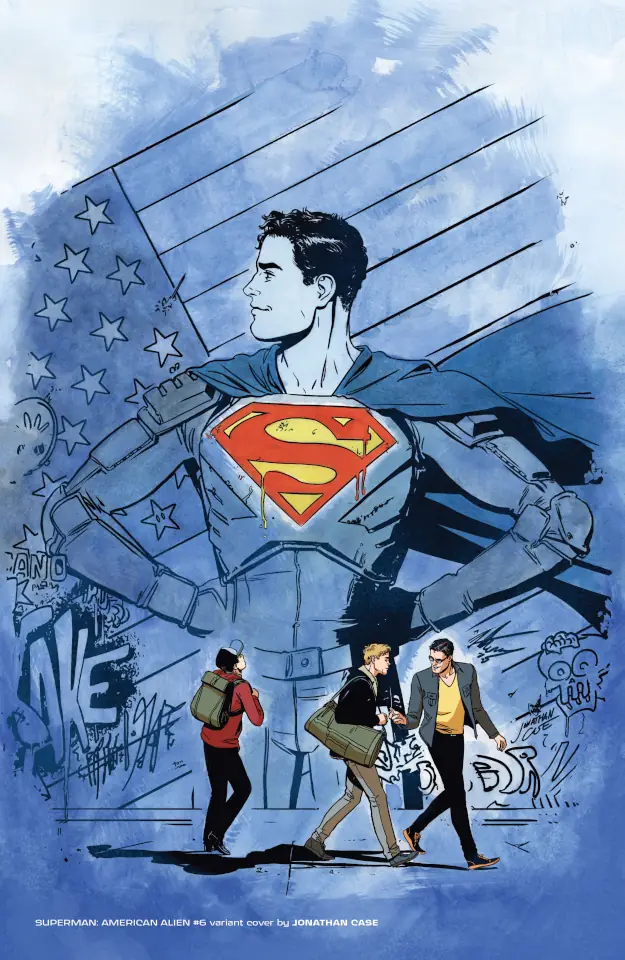 Superman dans American Alien (2017, variant cover)