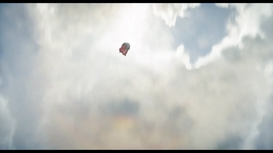 Superman file vers le soleil