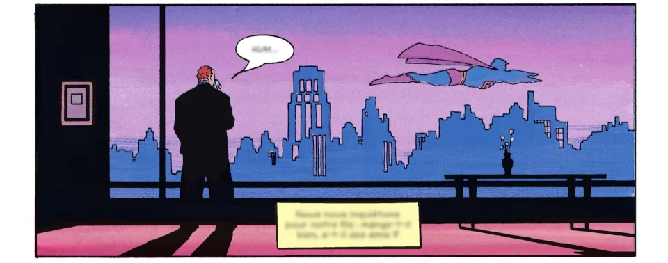 Lex Luthor voit Superman voler (For All Seasons)
