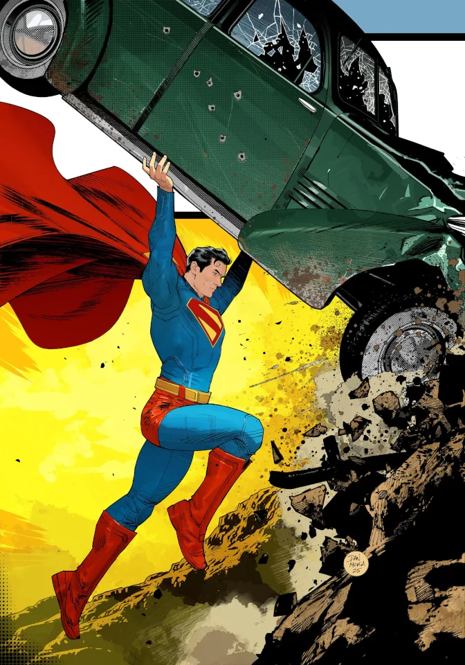 Hommage de Dan Mora à l'Action Comics #1