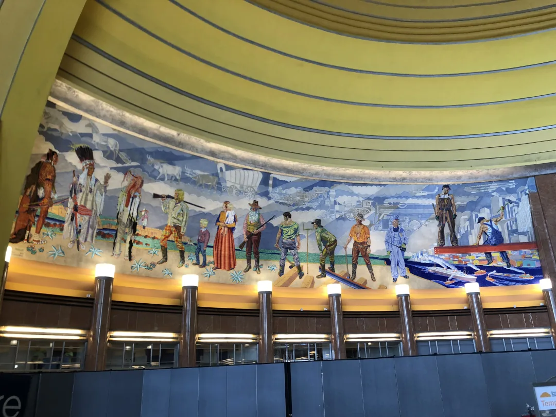 Union Terminal : Mosaïques intérieures