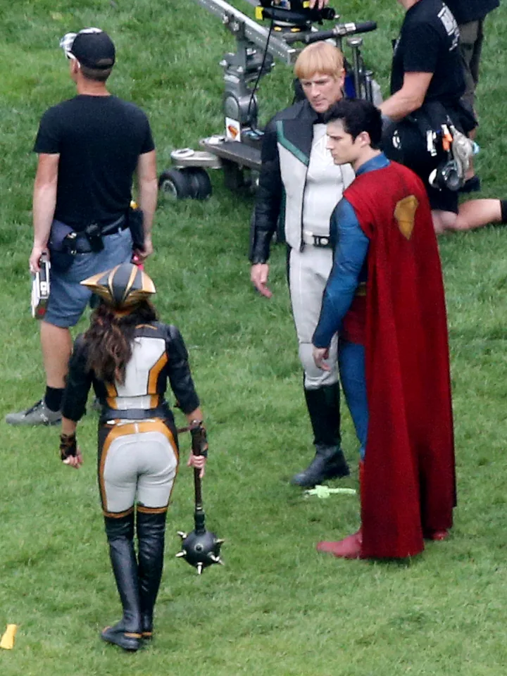 Superman, Hawkgirl et Guy Gardner