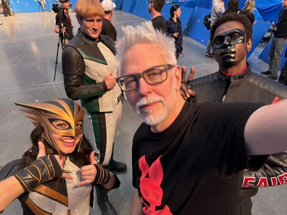 James Gunn et la Justice Gang (coulisses)